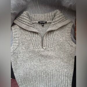 Steve Madden Gray Women's Cowl Neck Sweater